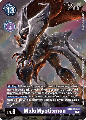 MaloMyotismon (Alternate Art) [BT8-083] [New Awakening] Foil