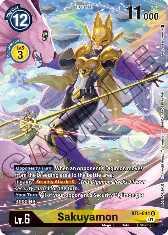 Sakuyamon (Tamer's Card Set 1) [BT5-044] [Battle of Omni] Foil