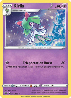 Kirlia [061/189] [Astral Radiance] Reverse Holofoil