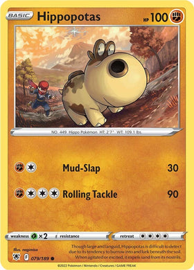 Hippopotas [079/189] [Astral Radiance] Reverse Holofoil