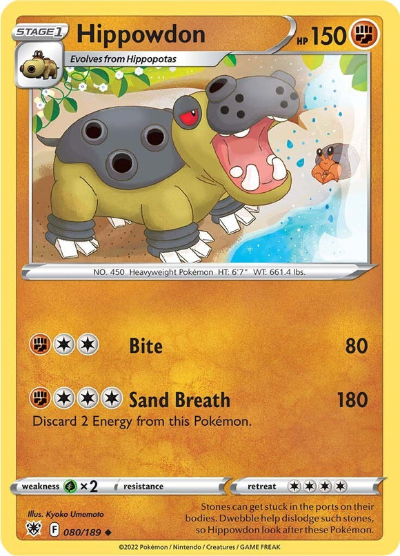 Hippowdon [080/189] [Astral Radiance] Reverse Holofoil