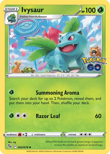 Ivysaur [002/078] [Pokemon GO]