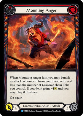 Mounting Anger (Red) [UPR054] [Uprising] Rainbow Foil