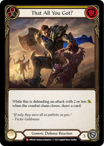 That All You Got? [UPR189] [Uprising] Rainbow Foil
