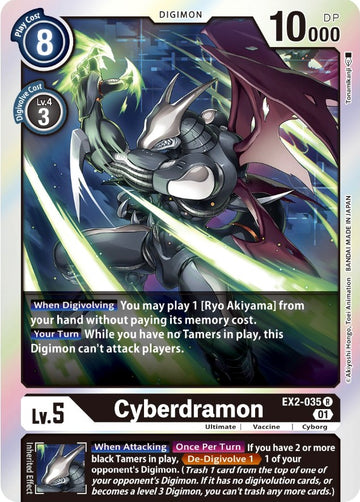 Cyberdramon [EX2-035] [Digital Hazard] Foil