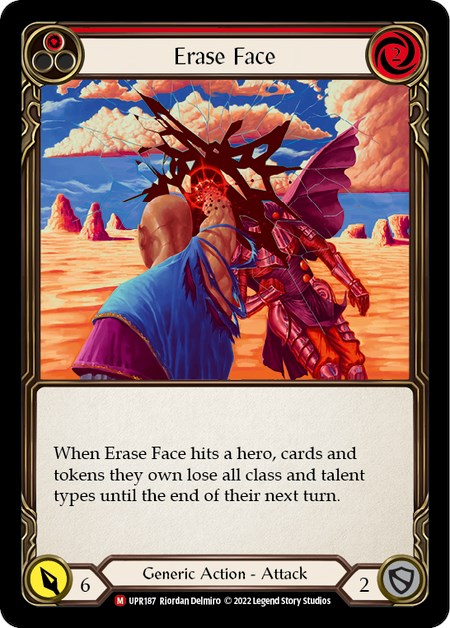 Erase Face [UPR187] [Uprising] Rainbow Foil