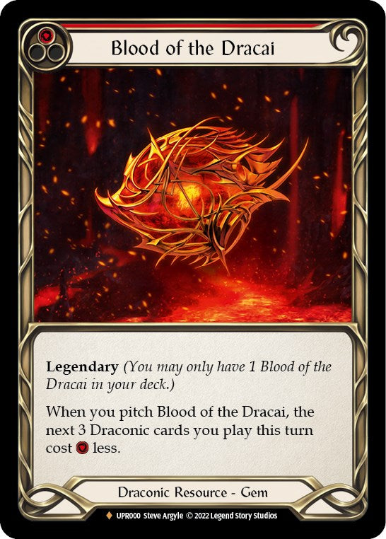 Blood of the Dracai [UPR000] [Uprising] Rainbow Foil