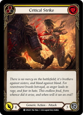 Critical Strike (Yellow) [UPR207] [Uprising] Rainbow Foil