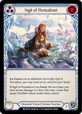 Sigil of Permafrost (Blue) [UPR108] [Uprising] Rainbow Foil