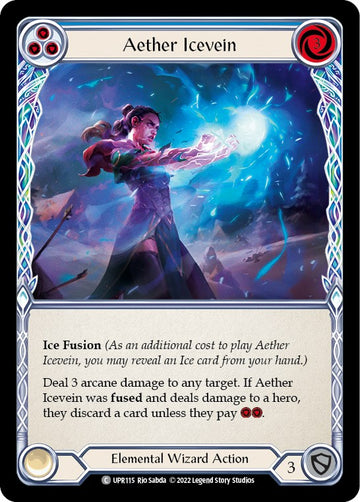 Aether Icevein (Blue) [UPR115] [Uprising] Rainbow Foil