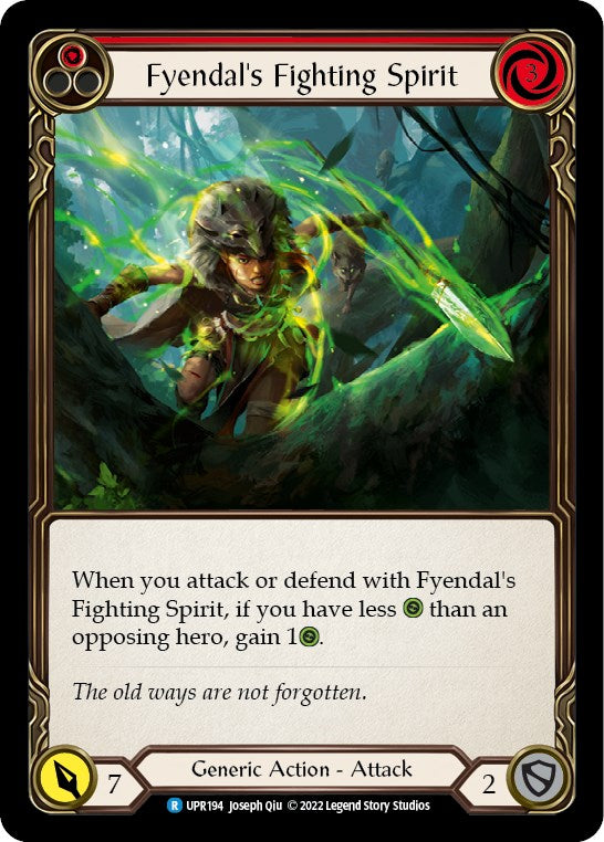 Fyendal's Fighting Spirit (Red) [UPR194] [Uprising] Rainbow Foil