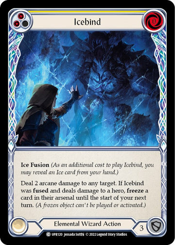 Icebind (Yellow) [UPR120] [Uprising] Rainbow Foil