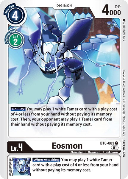 Eosmon (Tamer Party Vol. 5 Promo) [BT6-083] [Double Diamond]