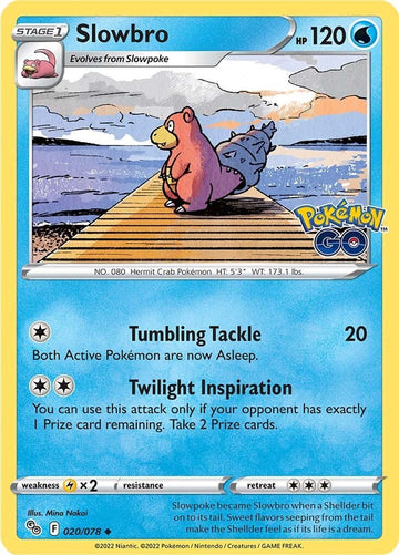 Slowbro [020/078] [Pokemon GO] Reverse Holofoil