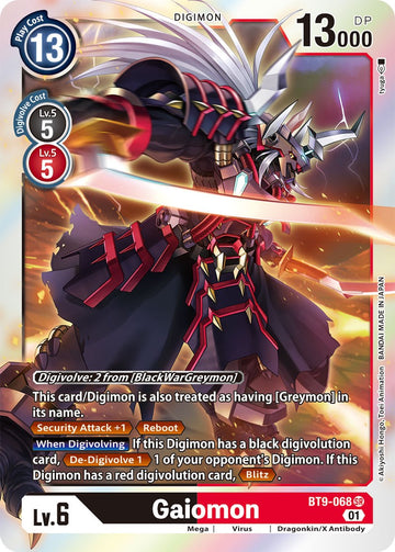 Gaiomon [BT9-068] [X Record] Foil
