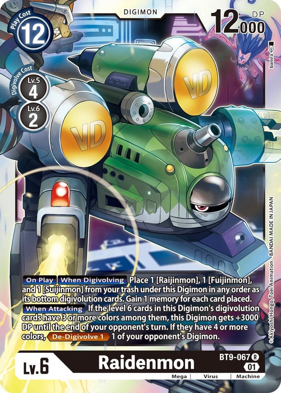 Raidenmon [BT9-067] [X Record] Foil