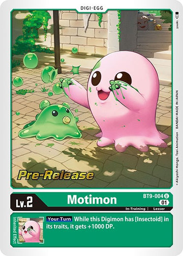Motimon [BT9-004] [X Record Pre-Release Cards] Foil