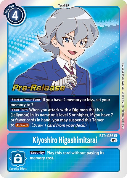 Kiyoshiro Higashimitarai [BT9-086] [X Record Pre-Release Cards] Foil