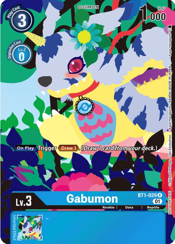 Gabumon (Tamer's Card Set 2 Floral Fun) [BT1-029] [Release Special Booster 1.0]