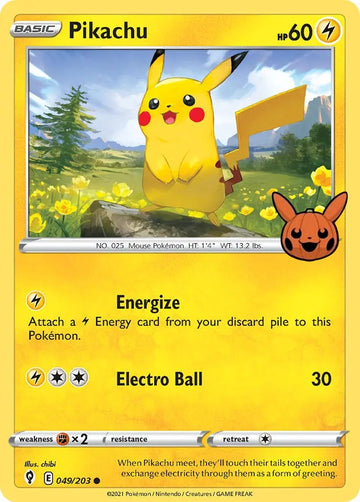 Pikachu [049/203] [Trick or Trade BOOster Bundle]