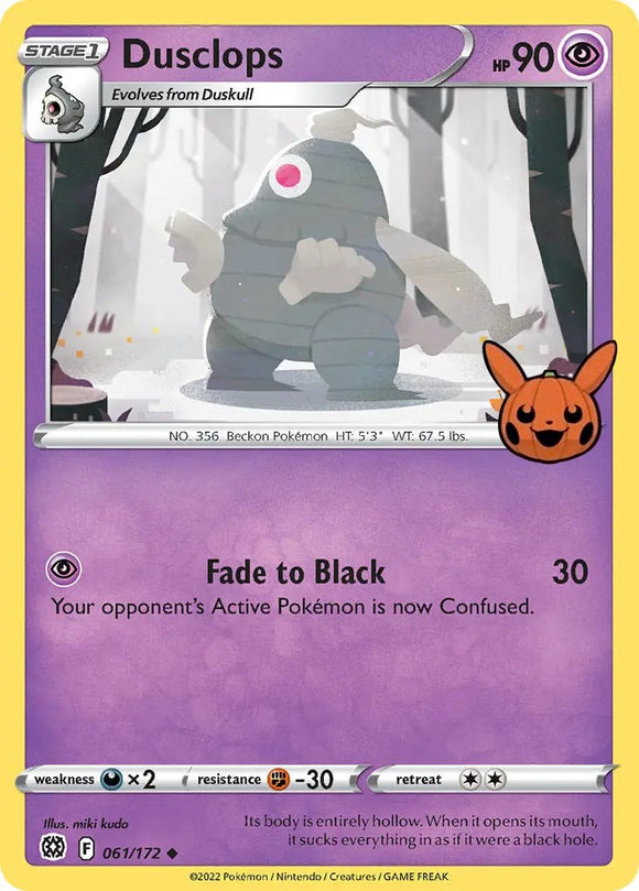Dusclops [061/172] [Trick or Trade BOOster Bundle]