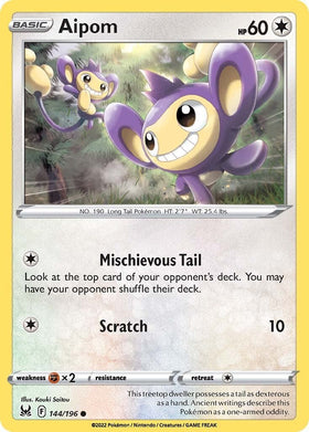 Aipom [144/196] [Lost Origin]