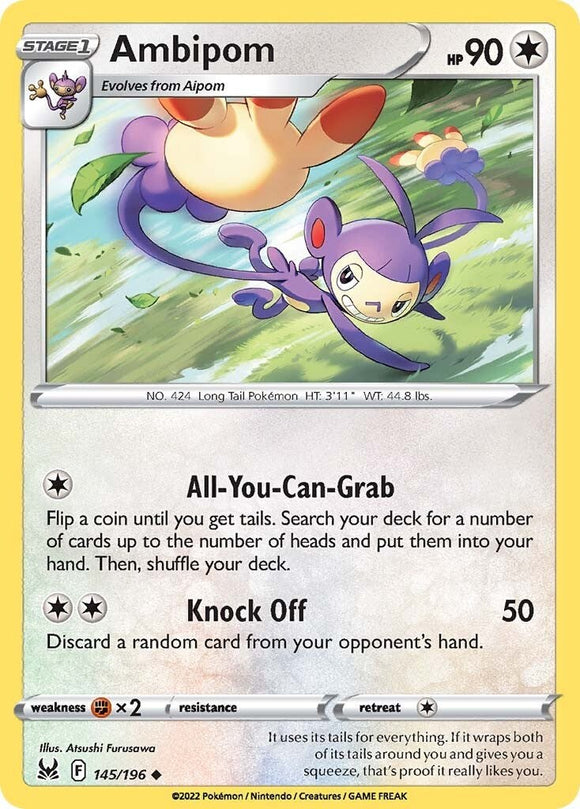 Ambipom [145/196] [Lost Origin] Reverse Holofoil