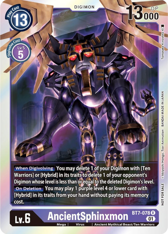 AncientSphinxmon (Event Pack 3) [BT7-078] [Next Adventure] Foil