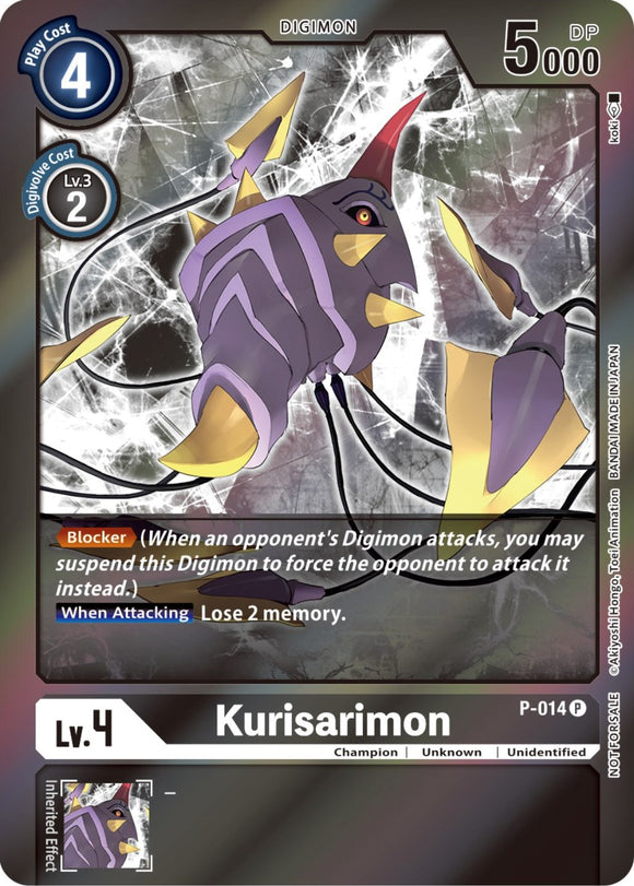 Kurisarimon (Event Pack 3) [P-014] [Digimon Promotion Cards] Foil