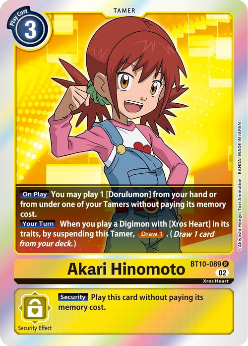 Akari Hinomoto [BT10-089] [Xros Encounter] Foil