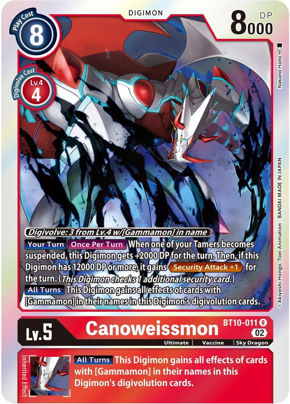Canoweissmon [BT10-011] [Xros Encounter] Foil