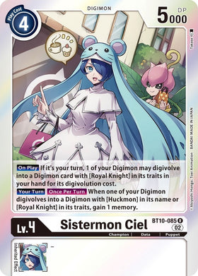 Sistermon Ciel [BT10-085] [Xros Encounter] Foil