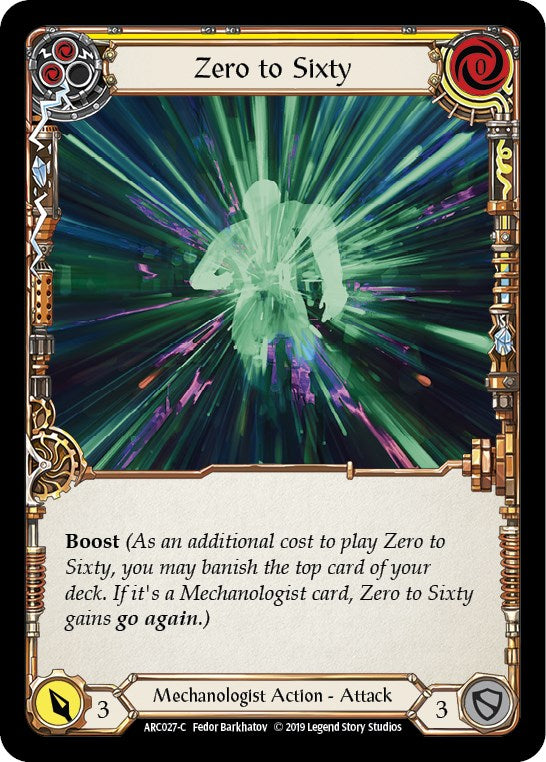Zero to Sixty (Yellow)