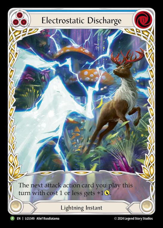 Electrostatic Discharge (Blue) (Extended Art) - LGS349