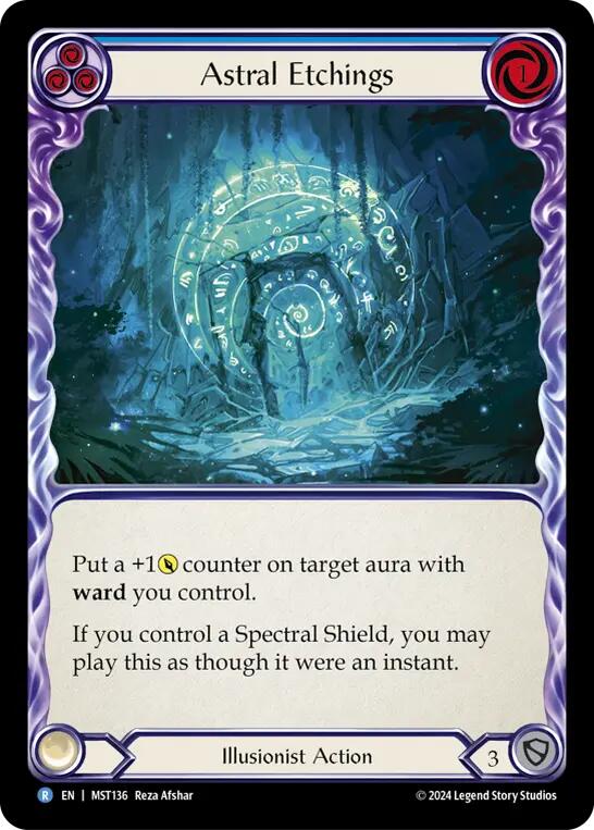 Astral Etchings (Blue)