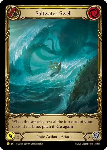 Saltwater Swell (Yellow) (Treasure)