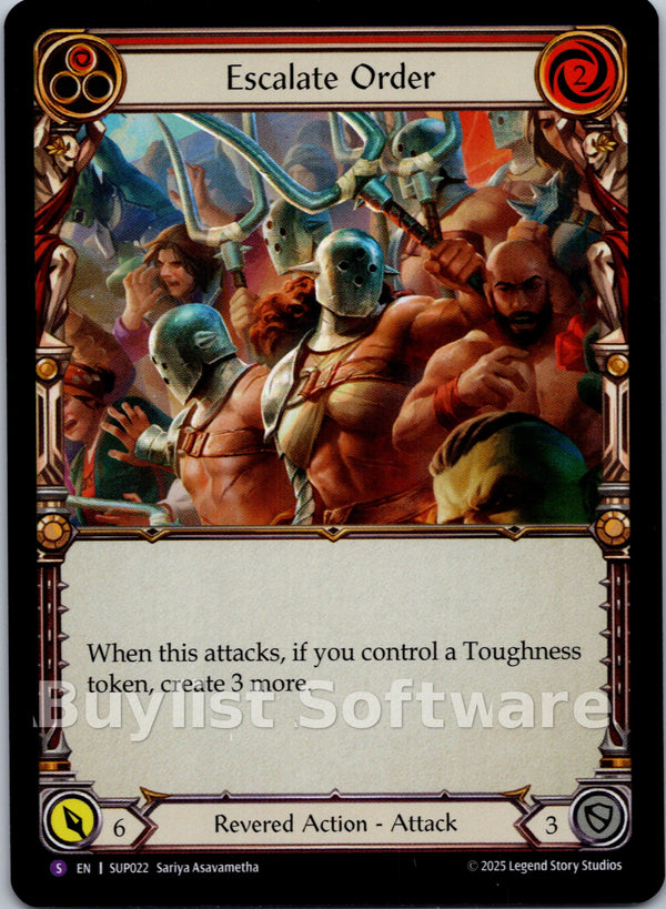 Escalate Order