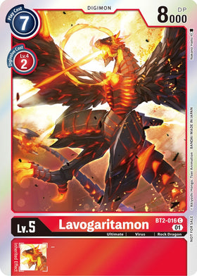 Lavogaritamon (ST-11 Special Entry Pack) [BT2-016] [Release Special Booster 1.0] Foil