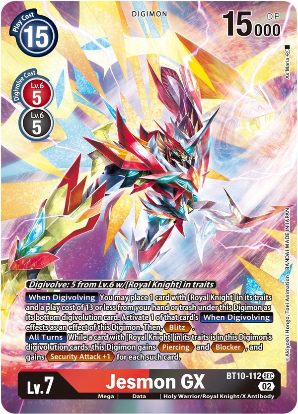 Jesmon GX (Alternate Art) [BT10-112] [Xros Encounter] Foil