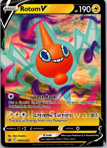 Rotom V [SWSH257] [Sword & Shield Promo Cards] Holofoil