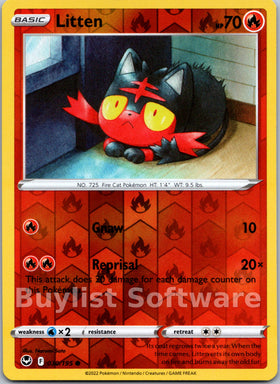 Litten [030/195] [Silver Tempest] Reverse Holofoil