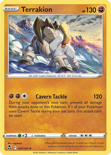 Terrakion [097/195] [Silver Tempest] Holofoil