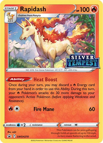 Rapidash (Sword & Shield Promo Cards Stamped) [SWSH270] [Sword & Shield Promo Cards] Holofoil
