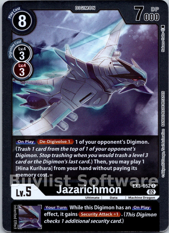 Jazarichmon [EX3-052] [Draconic Roar] Foil