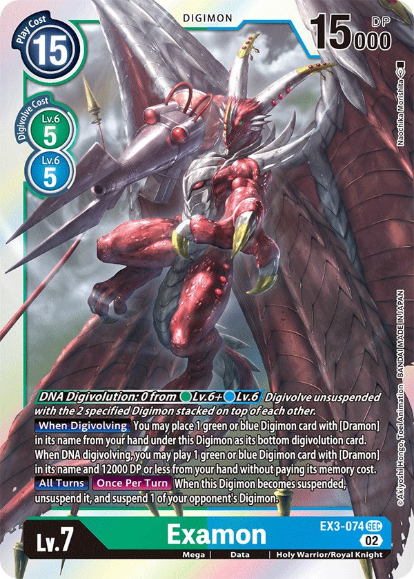 Examon [EX3-074] [Draconic Roar] Foil