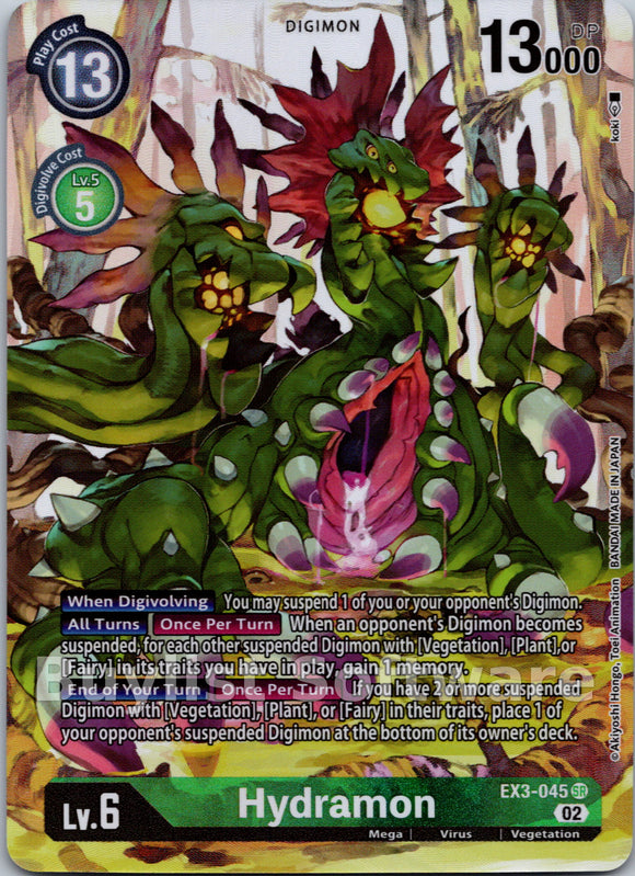 Hydramon (Alternate Art) [EX3-045] [Draconic Roar] Foil