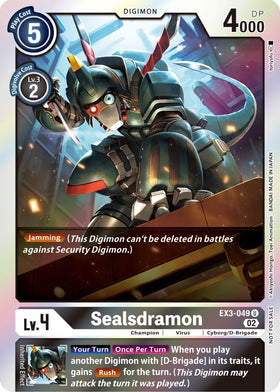 Sealsdramon (Box Topper) [EX3-049] [Draconic Roar] Foil
