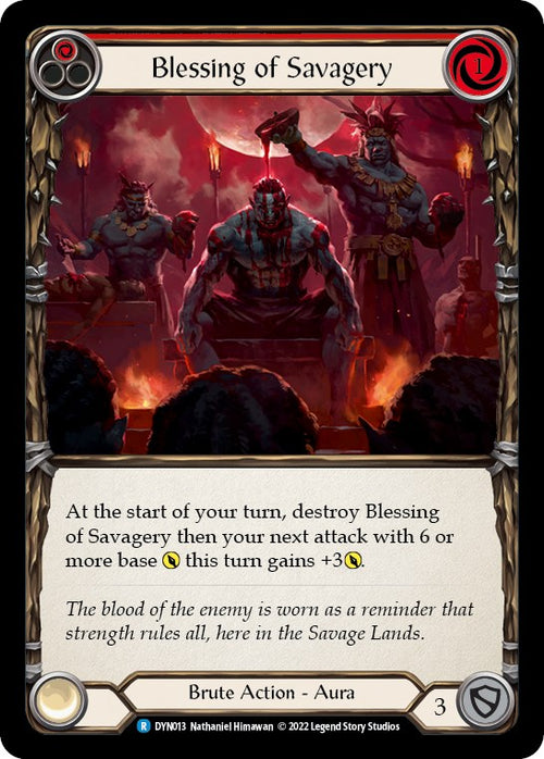 Blessing of Savagery (Red) [DYN013] [Dynasty]