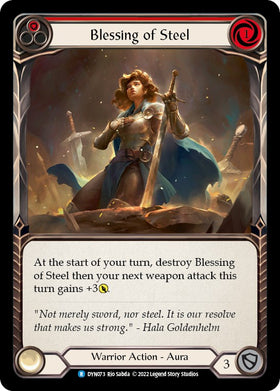 Blessing of Steel (Red) [DYN073] [Dynasty]