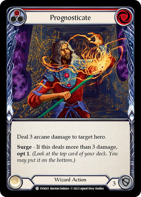 Prognosticate (Red) [DYN203] [Dynasty] Rainbow Foil